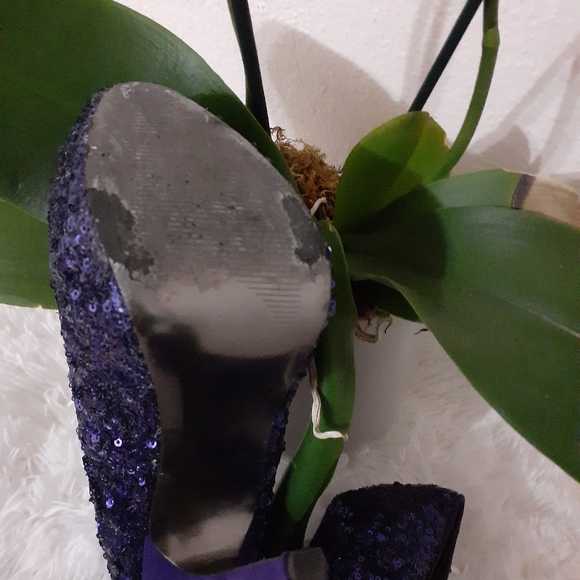 Steve Madden Bitter purple sequin heel - Picture 5 of 5